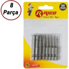 Normadia 50MM 8'li Allen Bits Uç Seti, Çok Amaçlı ve Dayanıklı Tasarım