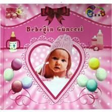 Bebek Güncesi Anı Defteri ve Pembe Kurdale Desenli Fotoğraf Albümü