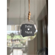 Kişiye Özel Isimli Dikiz Aynası Süsü, Sevgiliye ve Arkadaşlara Hediye