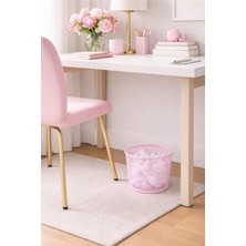 Need ND-1060 Masaüstü & Masa Altı Metal File Çöp Kovası – Small Organizer  (Toz Pembe)