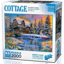 Ks Games Old Winter Cottage 2000 Parça Yetişkin Puzzle