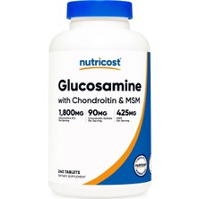 Nutricost Glucosamine With Chondroitin & Msm 240 Tablet
