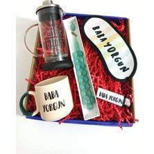 UltraMint Sevgililer Günü Hediye Seti: Kupa, French Press, Tesbih, Göz Bandı, Çakmak