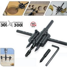 Normadia Ayarlı Panç Delme Seti 300 mm - Çok Fonksiyonlu ve Dayanıklı