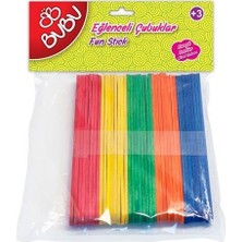 Bu-Bu Eğlenceli Çubuklar Renkli 11,5x1 cm