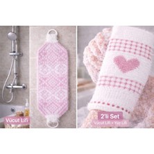 Anuk Grup 2li Set Vücut ve Yüz Lifi - Çeyizlik Lif