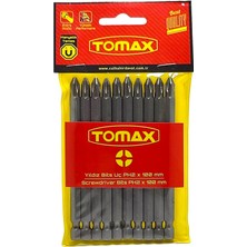 Normadia Yıldız Vidalama Uçları PH2X100MM 10'lu Paket Hırdavat Çeşitleri