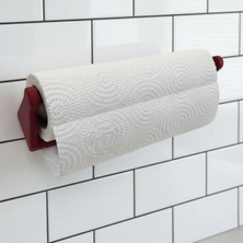 Zero Land Lvsqvr Kırmızı Peçete Tutucu Duvara Monte Pratik Kağıt Havlu Askısı