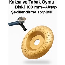 Normadia Ahşap Kuksa ve Tabak Oyma Diski 100 Mm, Şekillendirme Törpüsü