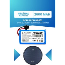Electroll Soultech RB001 Uyumlu Batarya (Standart Kapasite) 2600MAH Pil Robot Süpürge Bataryası