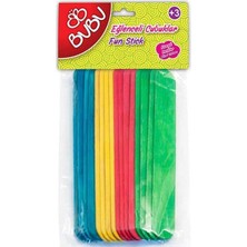 Bu-Bu Eğlenceli Çubuklar Renkli 15X1,8 cm BUBU-HS0014
