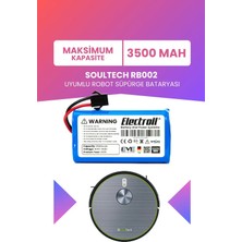 Electroll Soultech RB002 Uyumlu Batarya (Maksimum Kapasite) 3500MAH Pil Robot Süpürge Bataryası