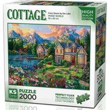Ks Games Puzzle 2000 Parça Cozy House By The Lake