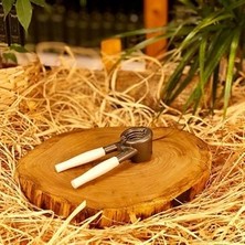 Veralya Metal Fındık Kıracak Beyaz Saplı