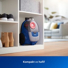 Philips 2000 Serisi Torbasiz Elektrikli Süpürge, 750W, Powercyclone 4, Super Clean Air Filtre,