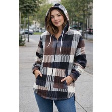 Tenra Kadın Uzun Polar Hırka Geniş Kalıp