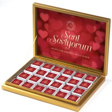 UltraMint 48 Adet Madlen Çikolata Gold Kutu, Sevgililer Günü Için Hediye