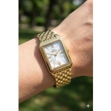 Slazenger Altın Renk Kadın Kol Saati | 22MM Gold Kasa, Çelik Kordon, Mineral Cam, 5ATM