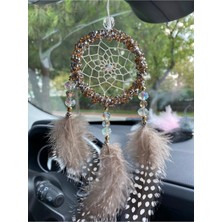 Bebek Odası Dekorasyon, Gümüş ve Altın Taşlı Araba Dikiz Aynası Süsü