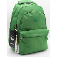 Harmela 2200 Hafif Kullanışlı Okul Çantası Okul Çantası Günlük Okul Sırt Çantası Yeşil