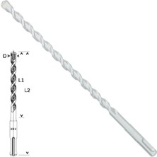 Bosch Beton Delme Ucu Sds Plus 10MM 200/260, Dayanıklı ve Yüksek Performans