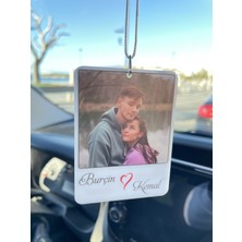 Beyaz Pleksi Kişiye Özel Araba Isim Yazılı Süsü Dikiz Aynası Dekoru