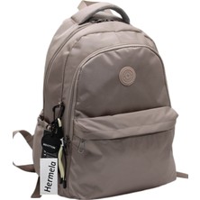 Harmela 2200 Vizon Hafif Kullanışlı Okul Sırt Çantası Unisex Okul Çantası Günlük Sırt Çantası