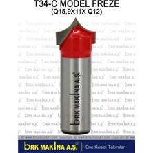 Normadia Balık Sırtı Model Freze Q15,9 mm – Yüksek Kesim Gücü