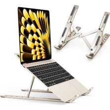 Yesido Yüksek Kalite Aleminyum Ayarlı Katlanır Laptop iPad Macbook Uyumlu Notebook Yükseltici Tutucu Stand