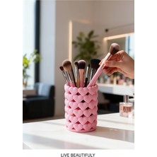 Esa Gaming Kalpli Organizer | Makyaj Fırçalık & Kalemlik | Dekoratif Masa Düzenleyici