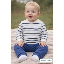 Tenra Çizgili Bebek Takımı %100 Pamuk