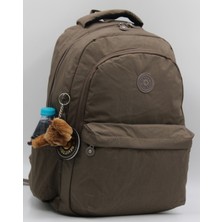 Harmela 2200 Hafif Kullanışlı Okul Sırt Çantası Okul Çantası Günlük Sırt Çantası Vizon