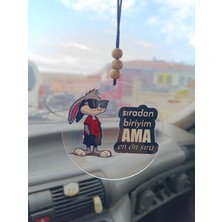 Ön Sıra Yazılı Dikiz Aynası Süsü, Şık ve Özel Dekoratif Tasarım