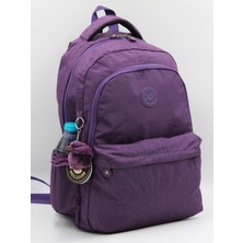 Harmela 2200 Hafif Kullanışlı Okul Sırt Çantası Okul Çantası Günlük Sırt Çantası Mor