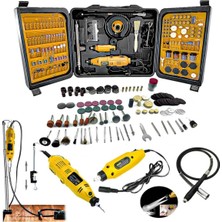 Normadia Çok Fonksiyonlu 405 Parça Gravür ve Oyma Seti, Ayarlı Devir Hızları