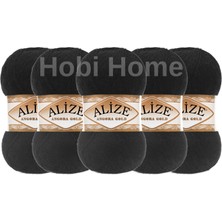 5'li Paket Alize Angora Gold 60-Siyah