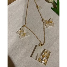 El Yapımı Epoksi Araç Dikiz Aynası Süsü, Şık ve Renkli Dekorasyon