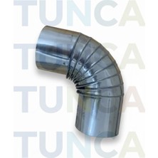 Tunca Pelet Kamp Soba Dirsek Çap 10 cm