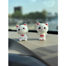 Sallanan Araba Süsü, Tekli Karma Kafa Figürlü, Eğlenceli ve Renkli Tasarım