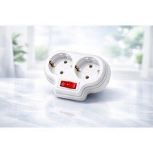 Far 2'li Anahtarlı Fiş Priz Golyat