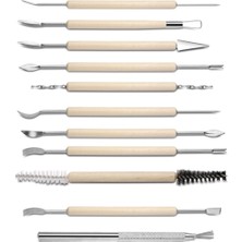 Normadia Renkli Seramik Modelaj ve Temizleme Seti, 11 Parça, Yaratıcı Sanat Malzemesi