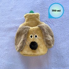 Löwin Eldivenli Peluş Kılıflı Köpek Figürlü Sıcak Su Torbası | 750 ml | Termofor