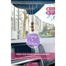 Özel Tasarım Mor Dikiz Aynası Süsü, Araba Dekorasyonu, Çekici Aksesuar