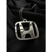 Krom Pleksi Dikiz Aynası Süsü, Şık ve Parlak Honda Logosu Tasarımı