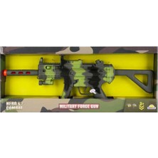 Sunman Oyuncak Sesli ve Işıklı Askeri Titreşimli Makineli Tüfek