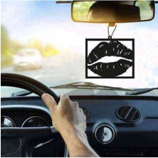 Ahşap Dudak Dikiz Aynası Süsü, Şık ve Zarif Araba Dekorasyonu