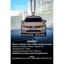 Kişiye Özel Pleksi Dikiz Ayna Süsü, Şık ve Özel Tasarım Hediye