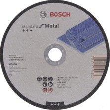 Bosch 180X3,0 mm Metal Kesme Diski, Dayanıklı ve Güçlü Kesim Performansı