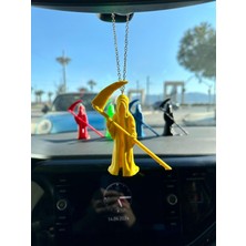 Siyah Azrail Oto Dikiz Süsü, Şık ve Dikkat Çekici Tasarım