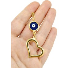 El Boyama Kalpli Nazar Boncuklu Lüks Araba Dikiz Aynası Süsü